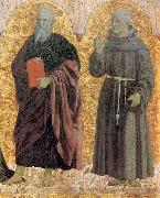 Piero della Francesca Polyptych of the Misericordia: Sts Andrew and Bernardino France oil painting artist